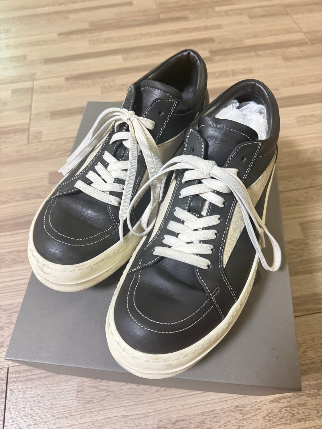 릭오웬스 포터빌 빈티지 스니커브 다크 더스트 밀크 42 상품이미지1