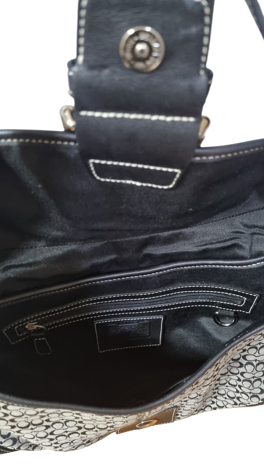 코치빈티지 소호 시그니처 숄더백 y2k 갸루 히메 상품이미지6