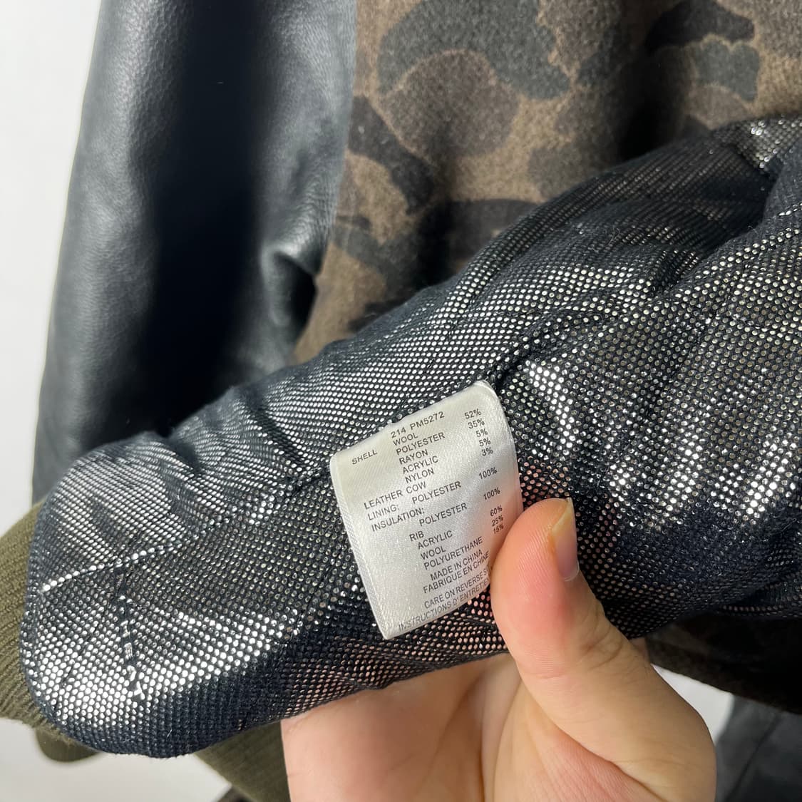 [Columbia] 컬럼비아 카우스킨 카모 바시티자켓 상품이미지6