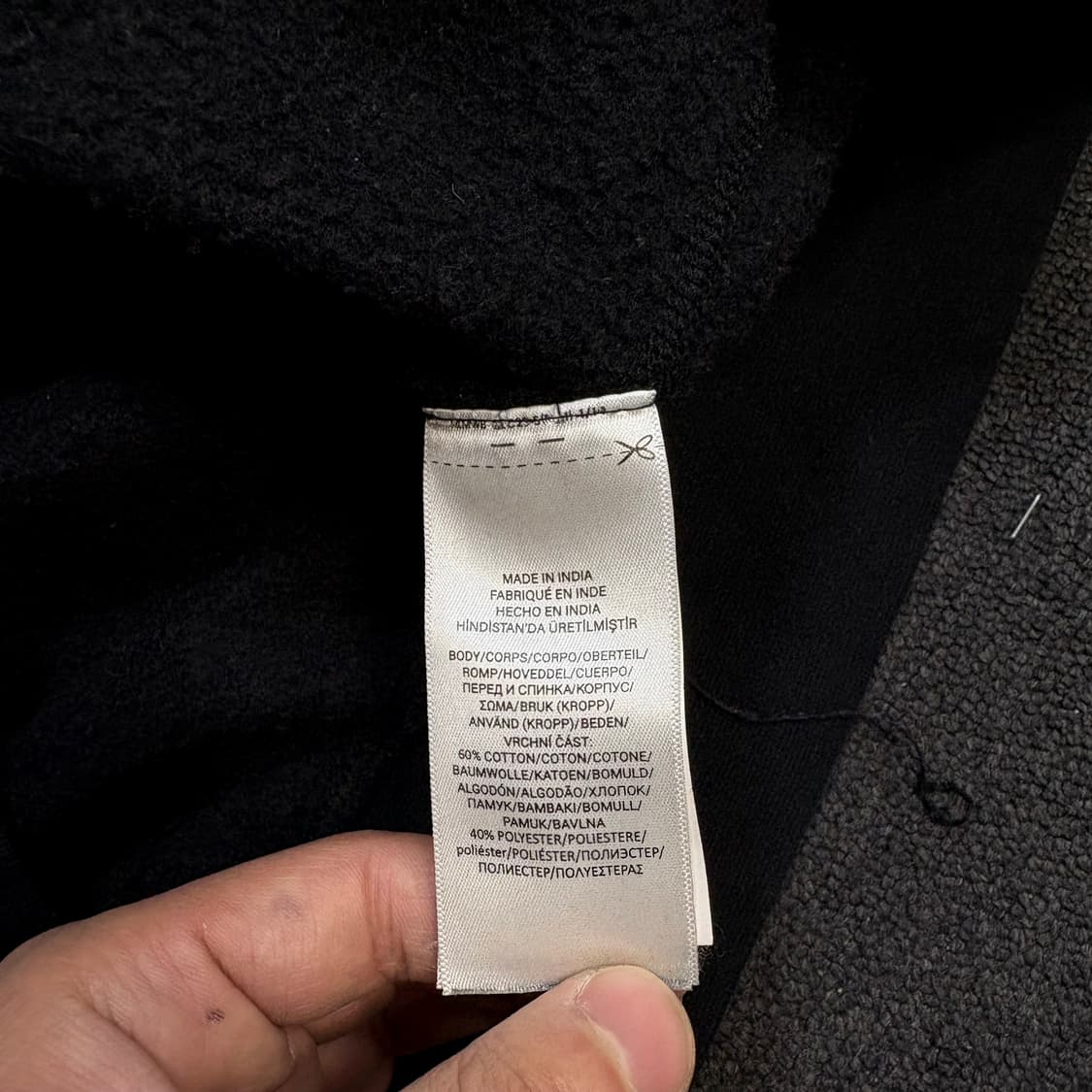 폴로 블랙 맨투맨 L 상품이미지6