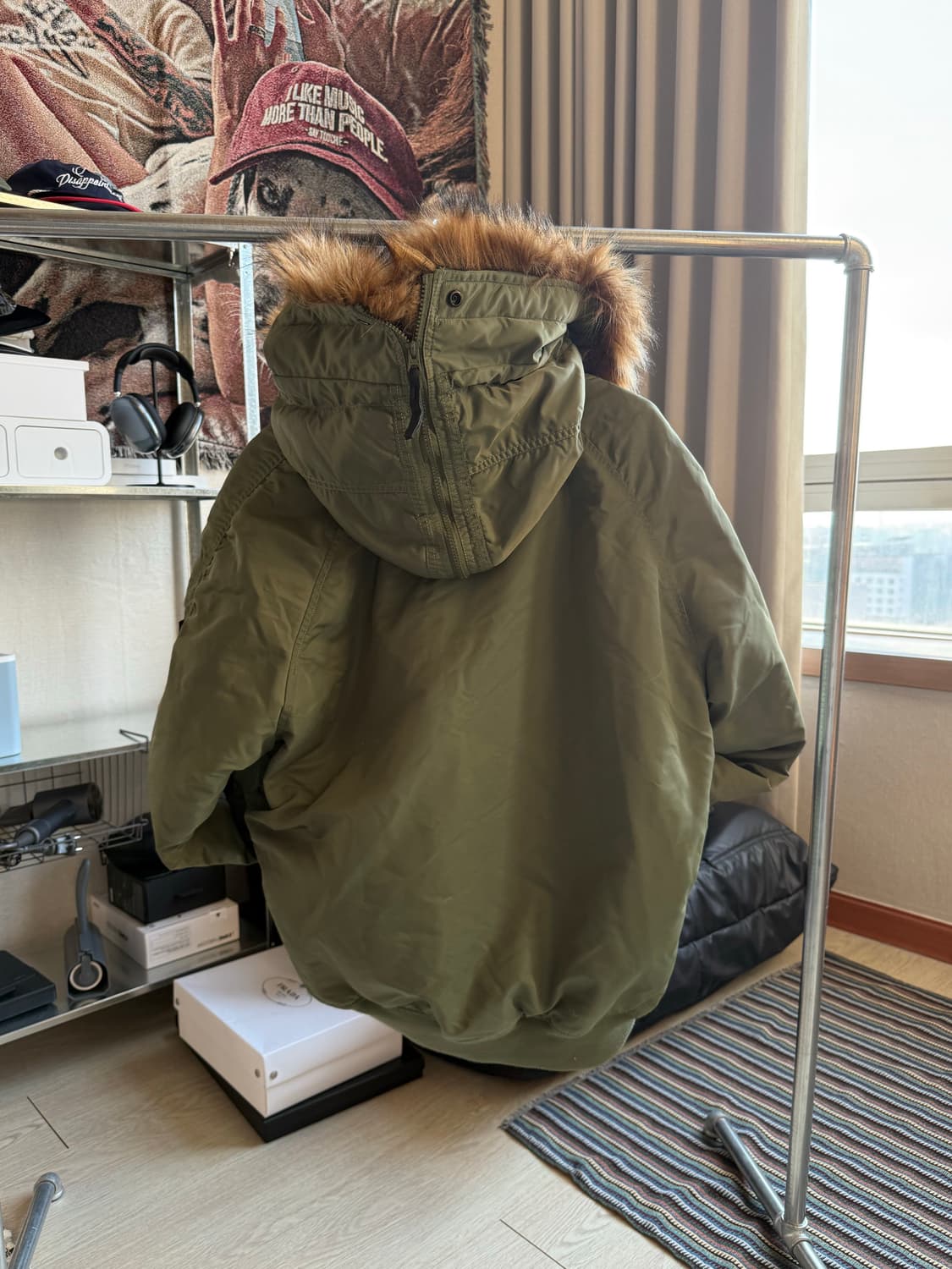 알파인더스트리 n3b 봄버 야상 상품이미지3