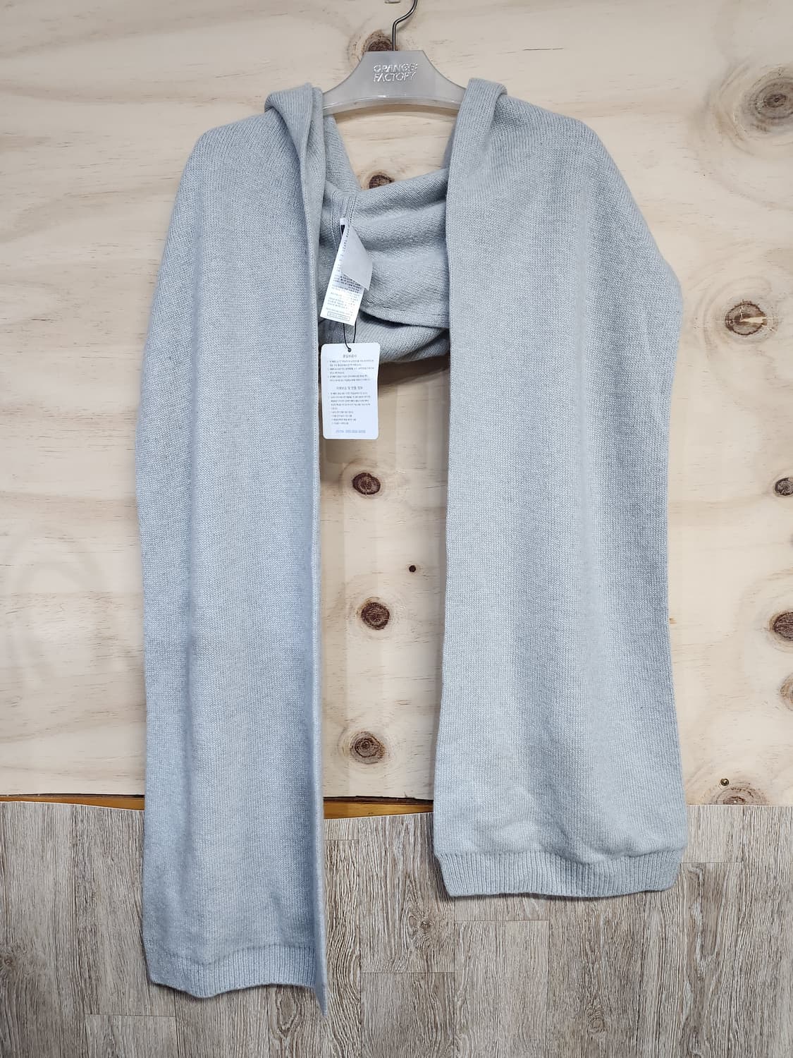 베라왕 캐시미어블랜드 후드 목도리 상품이미지1