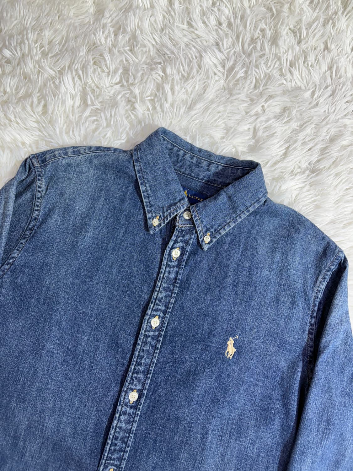 폴로 랄프로렌 포니 데님 원피스 셔츠  상품이미지3