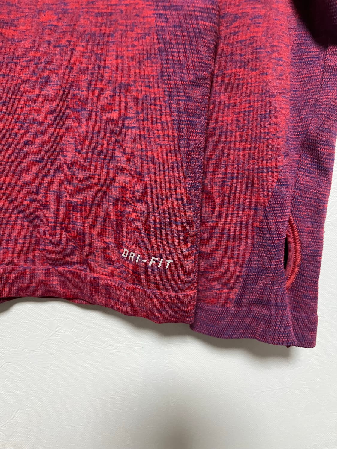 나이키 드라이핏 런닝 긴팔 M 버건디 상품이미지4