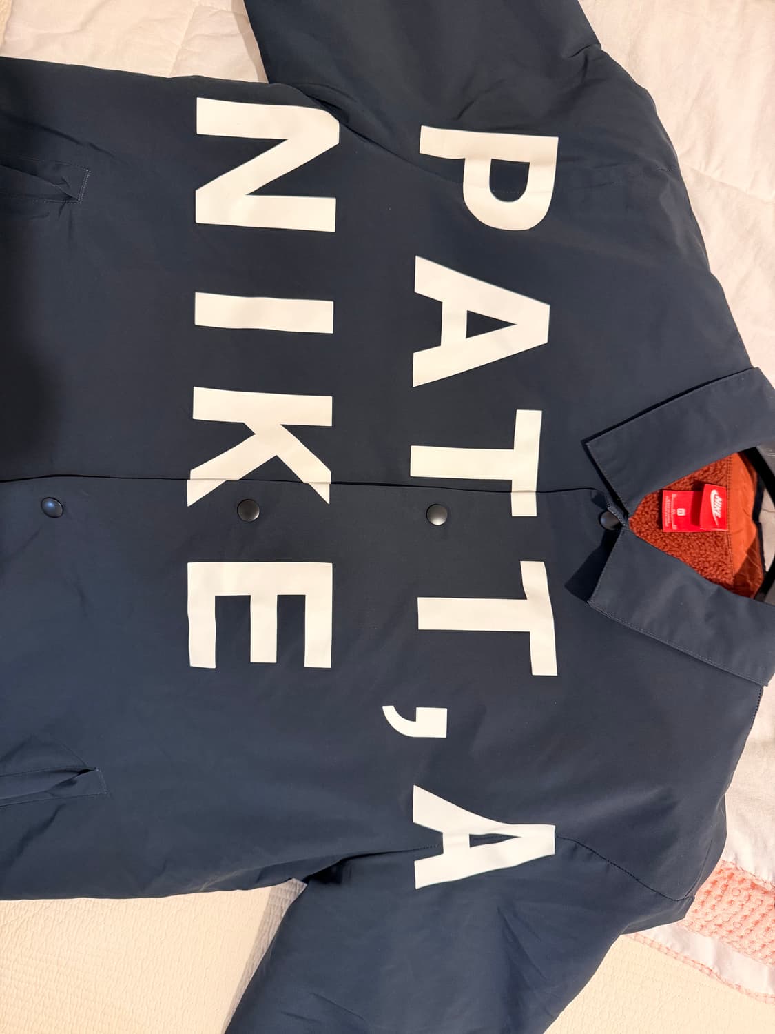 나이키 PATTA 코치 자켓 XL 네이비 상품이미지5