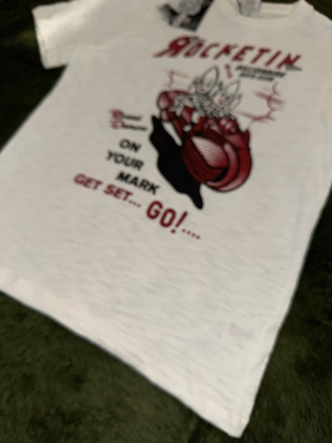 [L] 빌리어네어 보이즈 클럽 bbc ROCKETIN 슬럽 티셔츠 화이트 상품이미지6