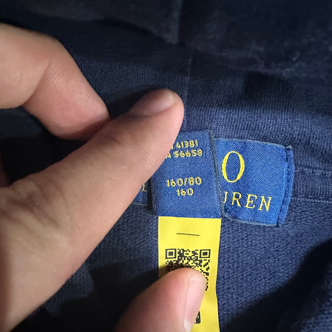 (S~M추천) 폴로 랄프로렌 네이비 빅로고 후드집업 상품이미지4