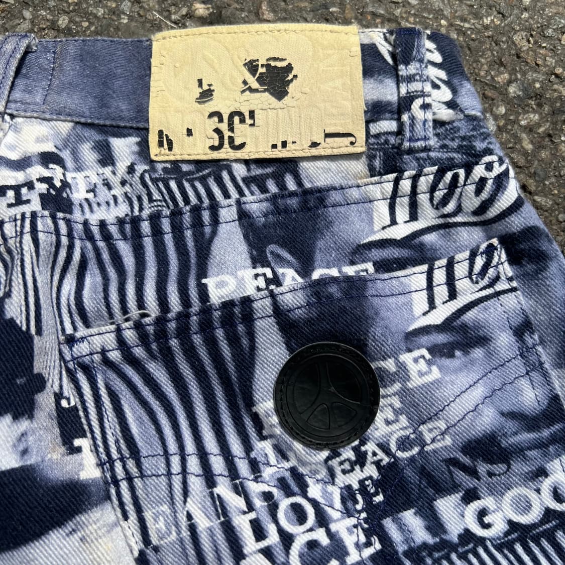 90‘s Moschino AOP Denim Pants 상품이미지8