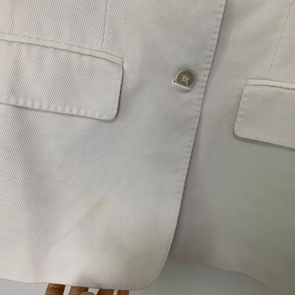 막스마라 이태리 빈티지 화이트그레이 포멀 블레이저 자켓 상품이미지2