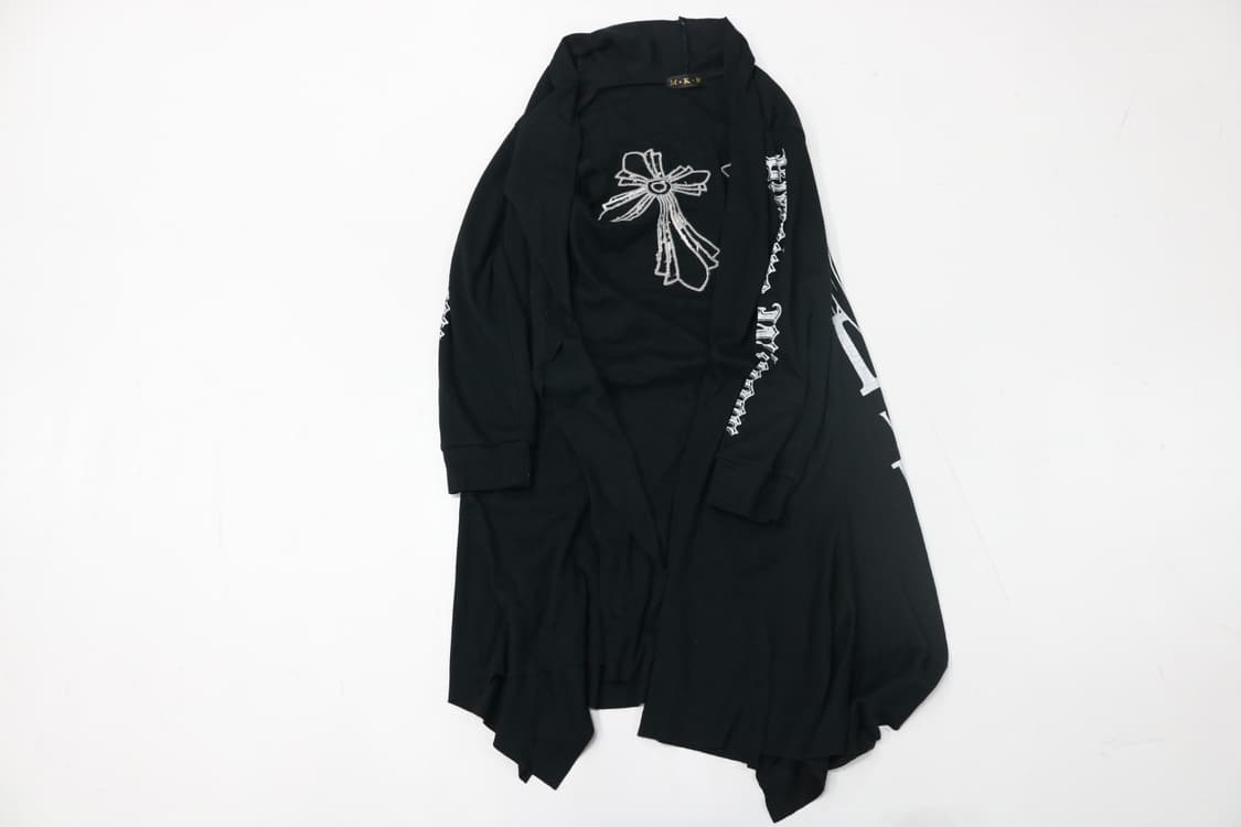 MKR 고딕 크로스 그래픽 블랙 롱 가디건 상품이미지6