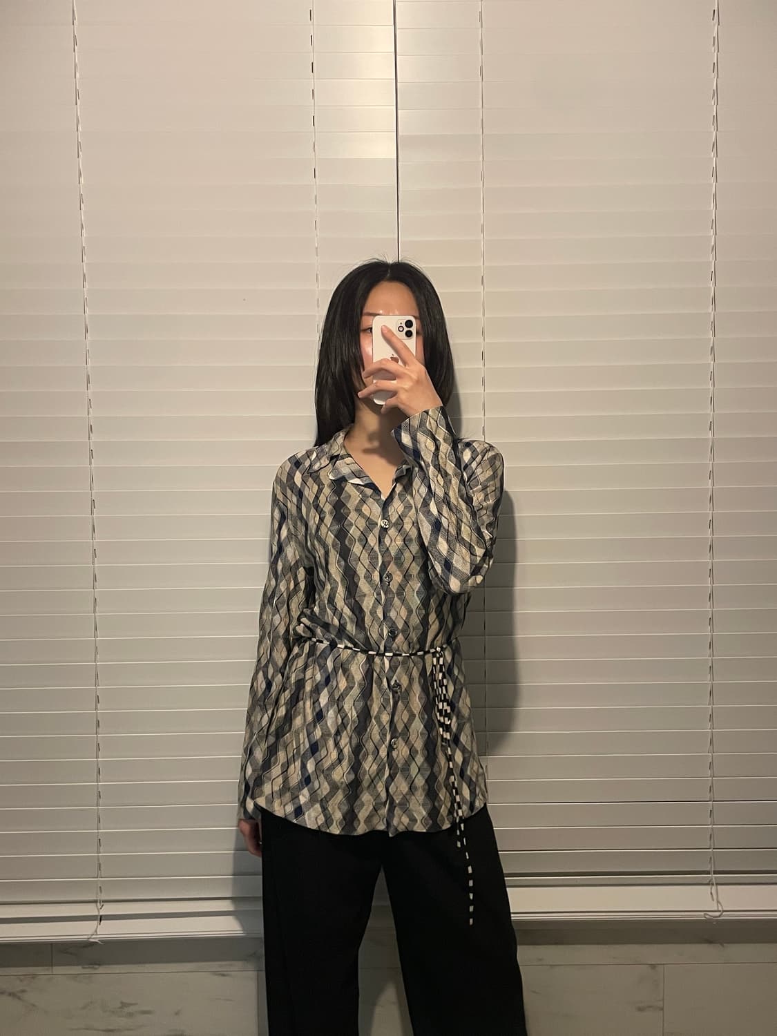 미쏘니 워터리 블라우스 상품이미지1