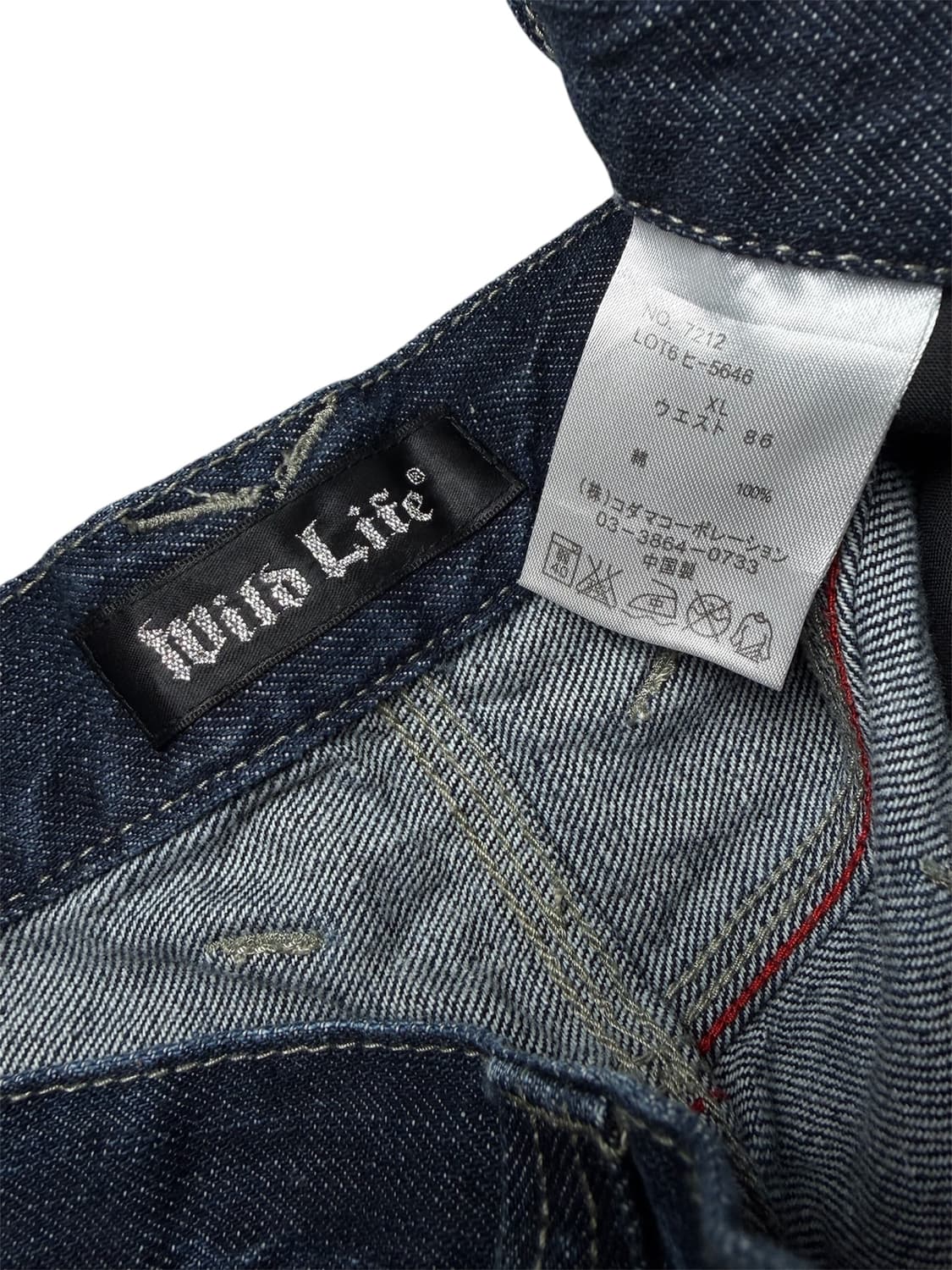 mild life 윙 데님 하프 팬츠 상품이미지5