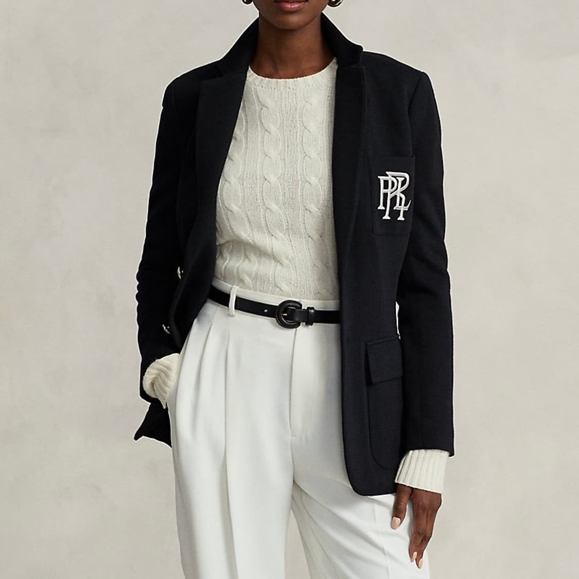 폴로 랄프로렌 크레스트 로고 포켓 은장 버튼 싱글 2B 블레이저 자켓  상품이미지2