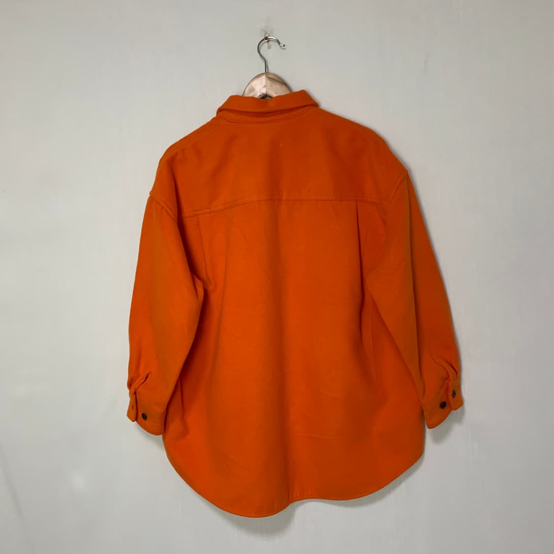 빔즈 보이 일본 빈티지 포켓 셔츠 자켓 오렌지 남녀공용 상품이미지4