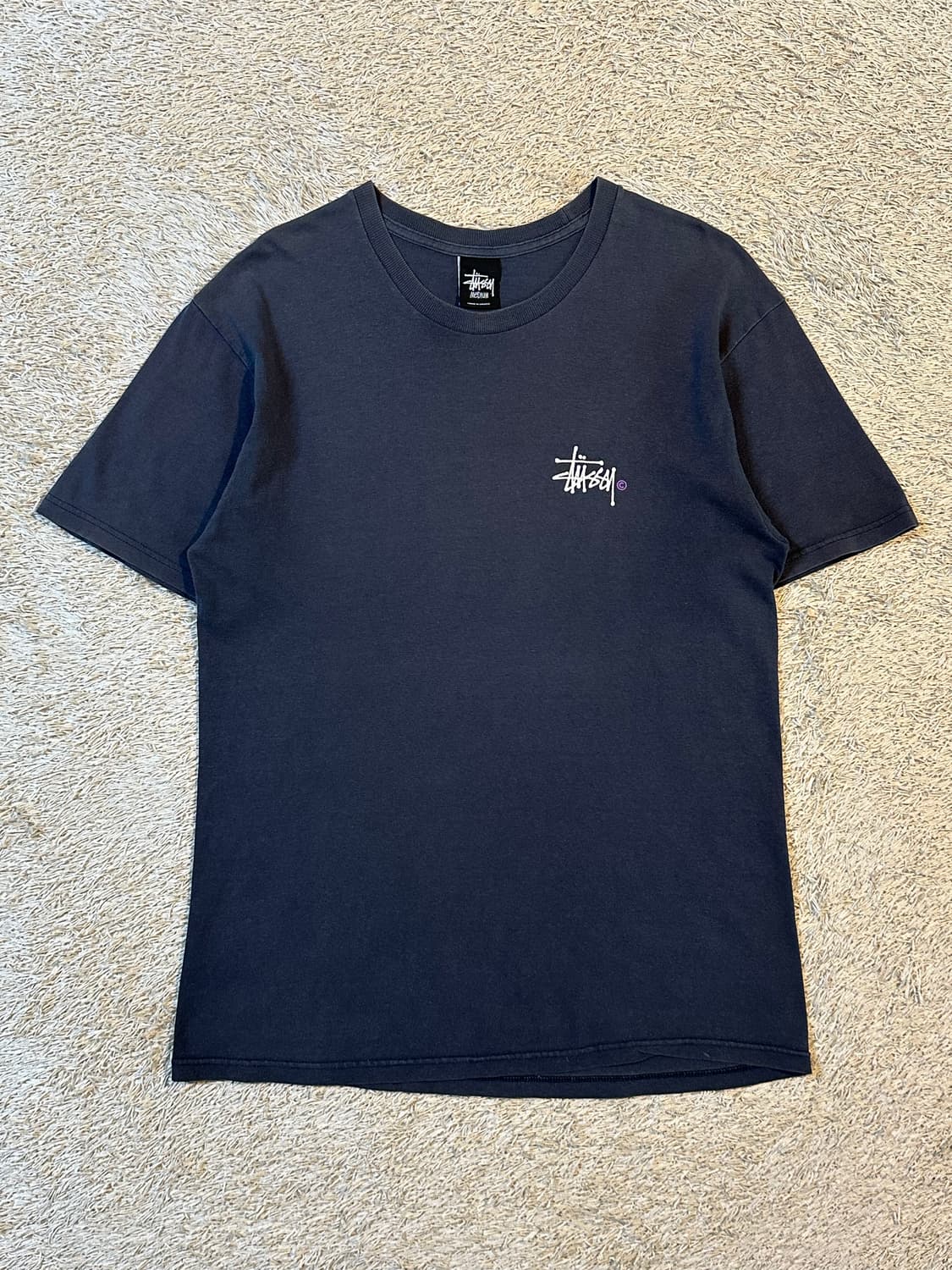 00's 스투시 STUSSY 베이직 로고 반팔 티셔츠 상품이미지2