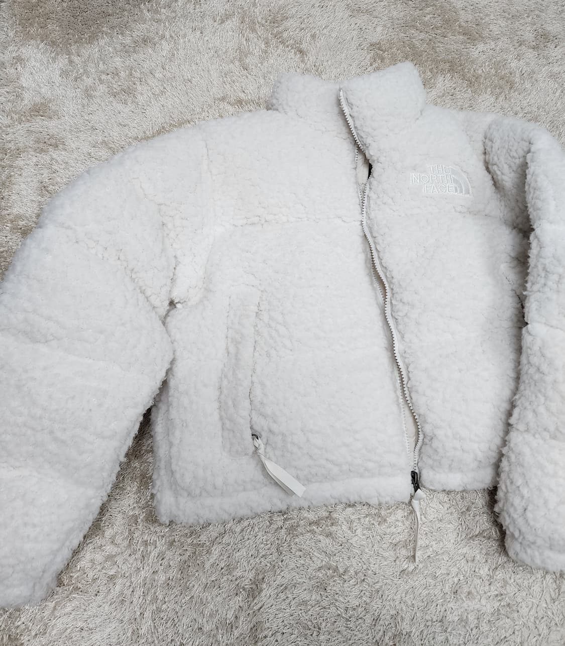 노스페이스 셰르파 눕시 우먼 M 화이트 상품이미지3