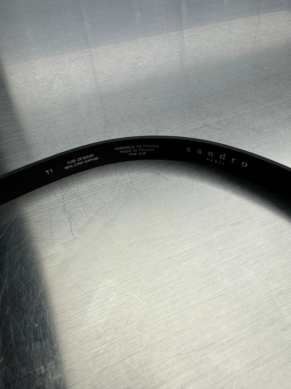 산드로옴므 레더 벨트 블랙 상품이미지4