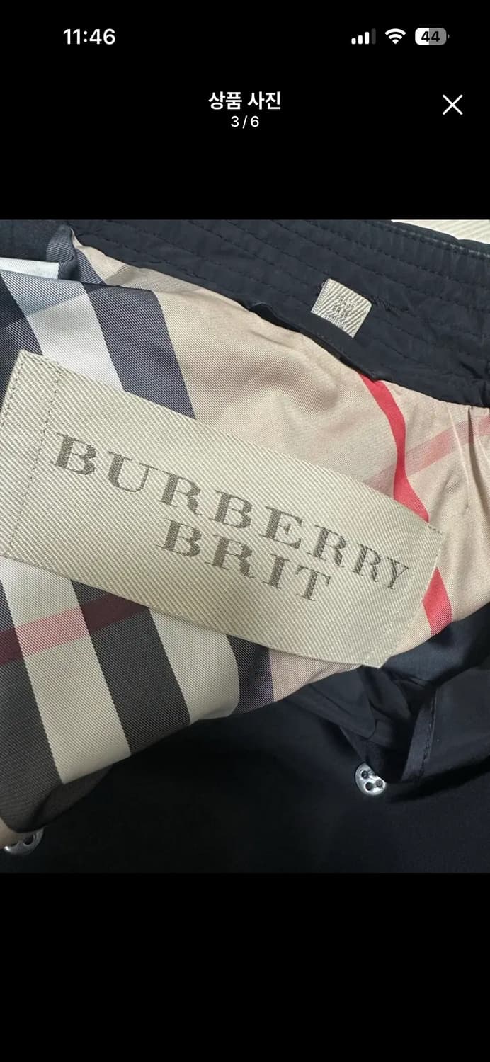 버버리 블랙 트렌치 코트 상품이미지3