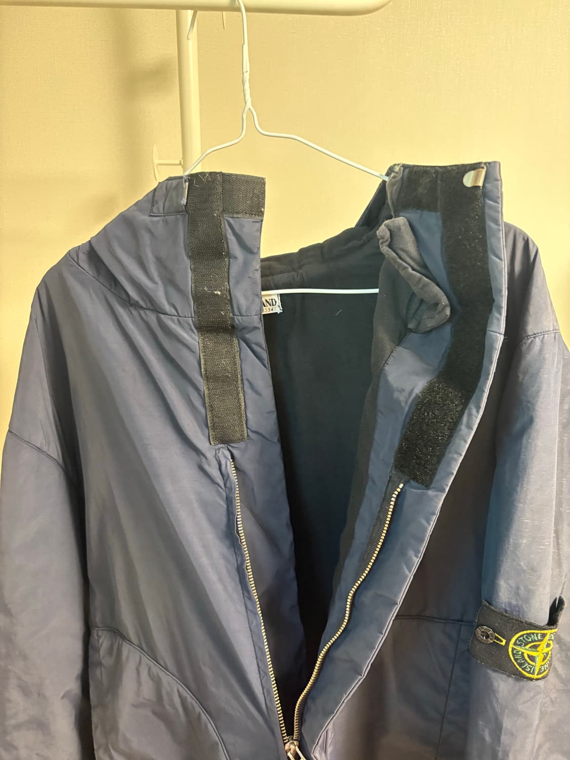 스톤아일랜드 01ss 가먼트 다잉 후디 자켓 상품이미지2