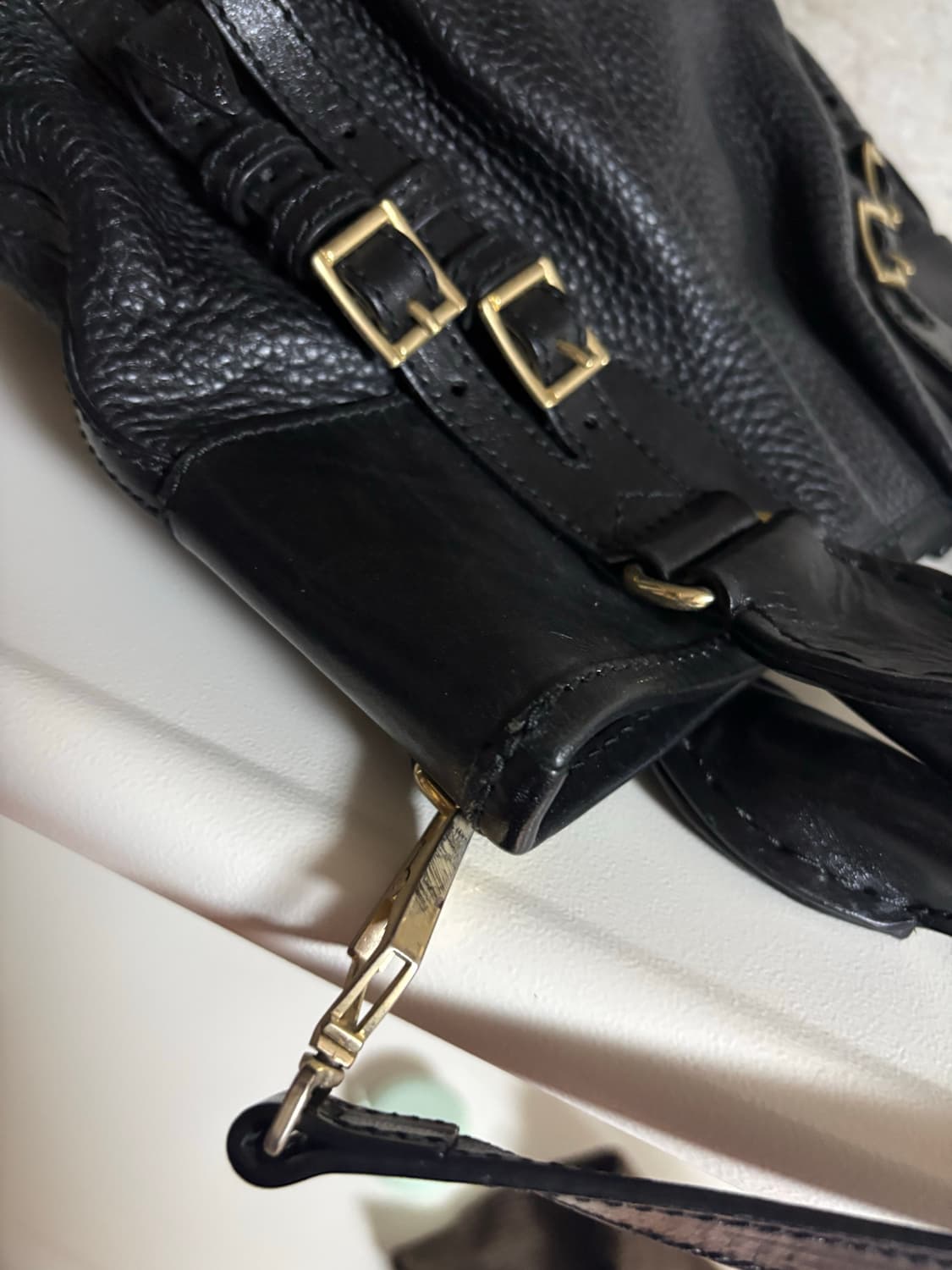 버버리 소가죽 토트백 크로스백 상품이미지6