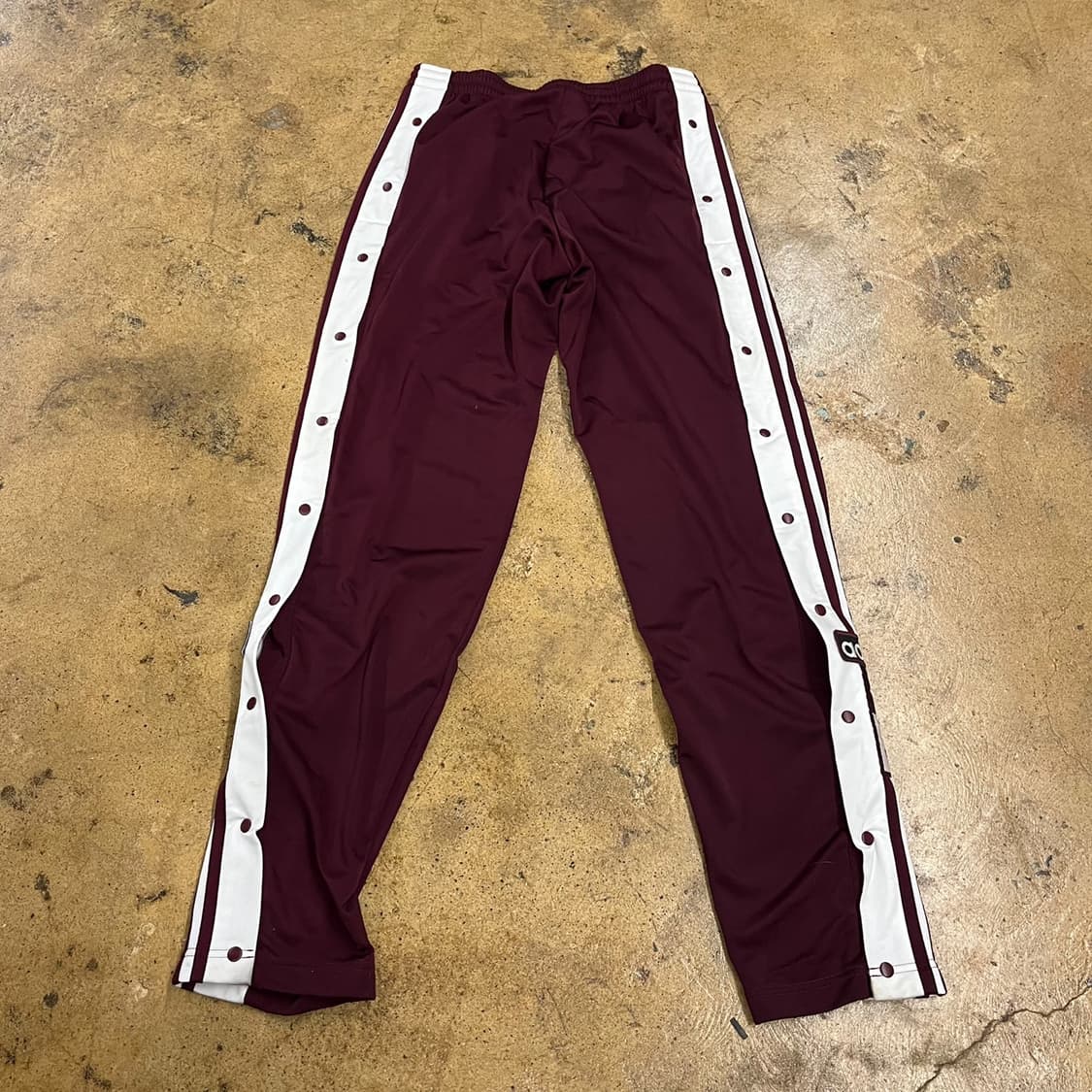 [정품/S] 아디다스 버건디 삼선 트랙 바지 b10 상품이미지2