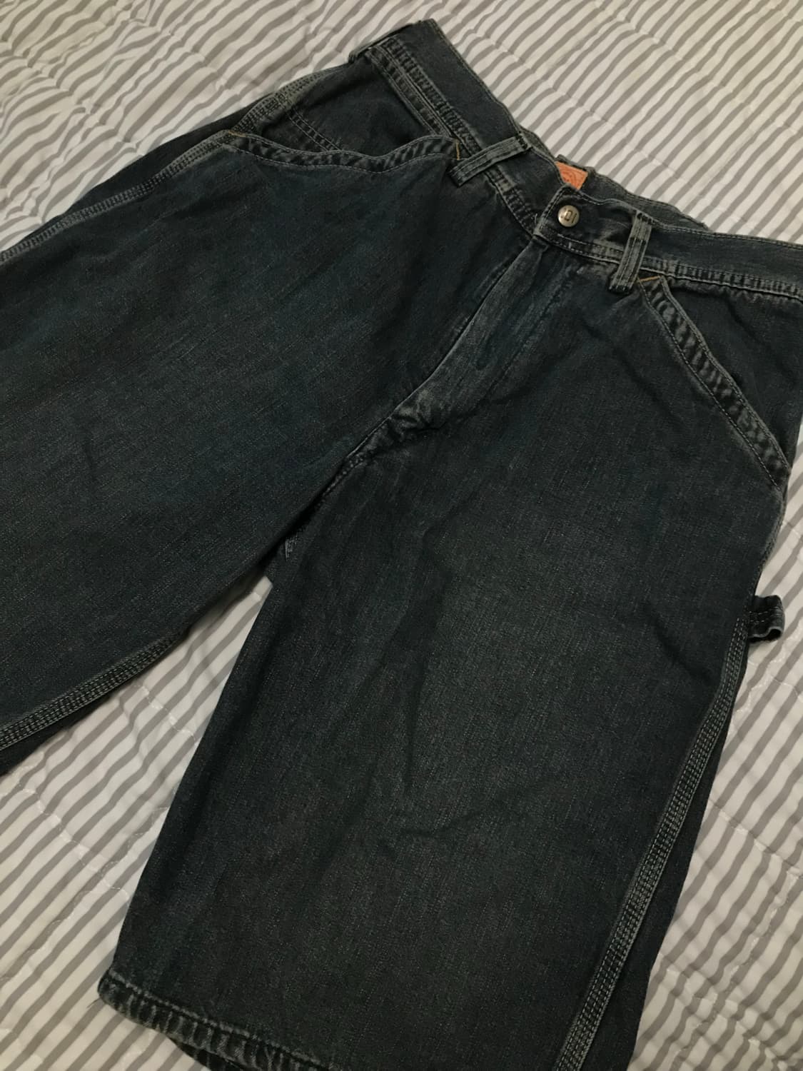 재팬 빈티지 데님 버뮤다 카펜터팬츠 상품이미지1