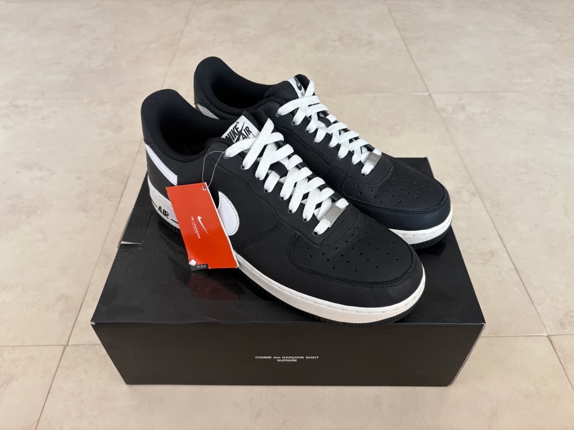 [280] 나이키슈프림 꼼데가르숑 에어포스1 로우 나코탭 상품이미지2