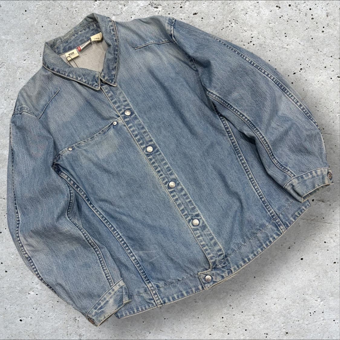 [L] 리바이스 엔지니어드 포켓 데님 셔츠 자켓 C413 상품이미지1