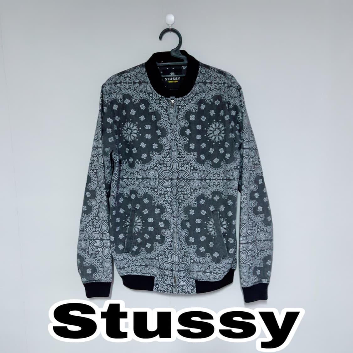 스투시 반다나 올드스쿨 공용 오버핏 자켓 상품이미지1