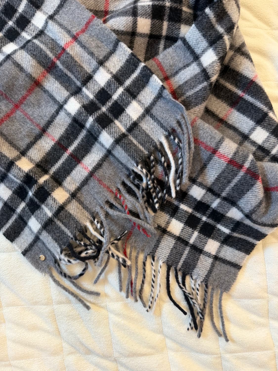 블레스 N°80 Hoodscarf Grey Check 상품이미지2