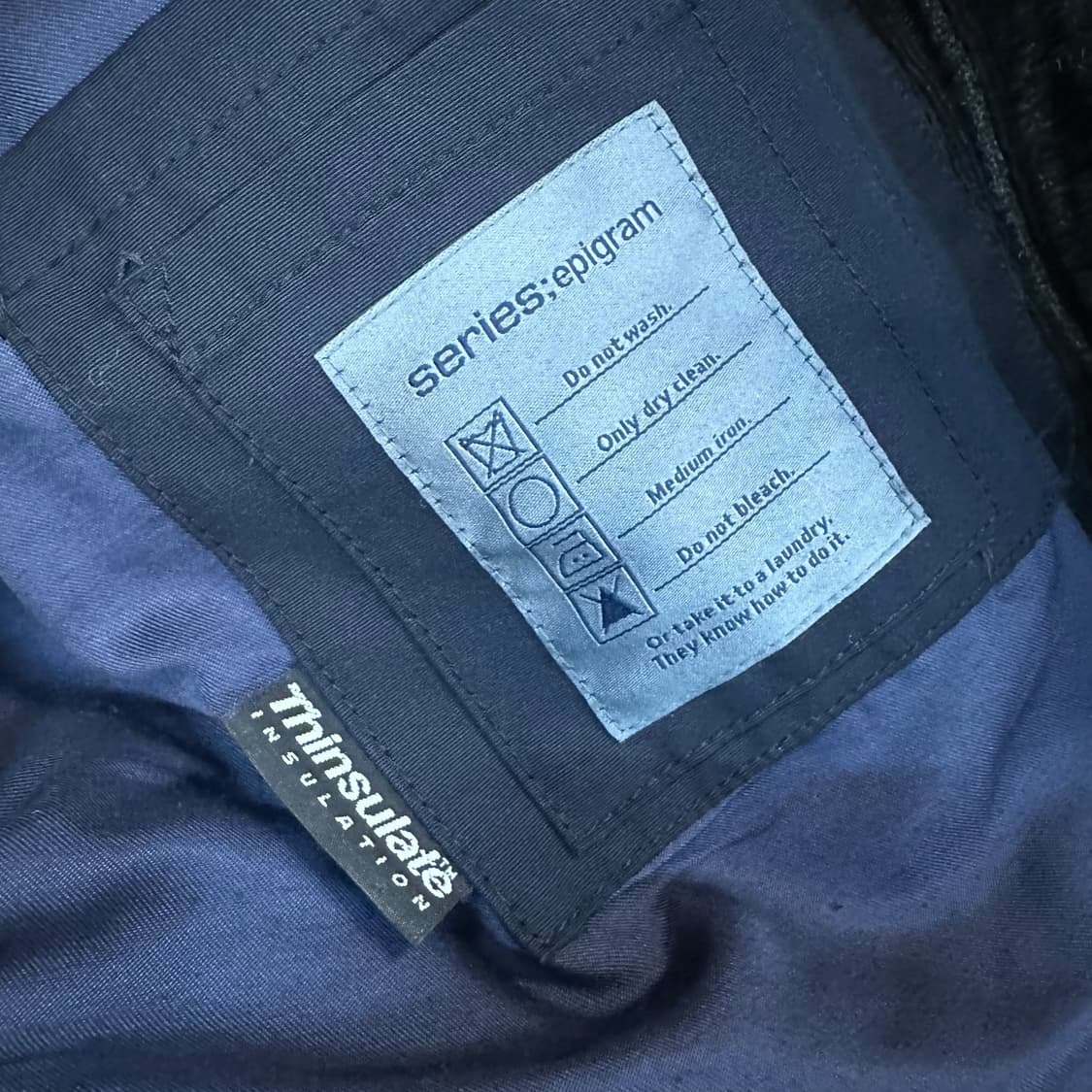 시리즈 에피그램 울 퀼팅 자켓 상품이미지5