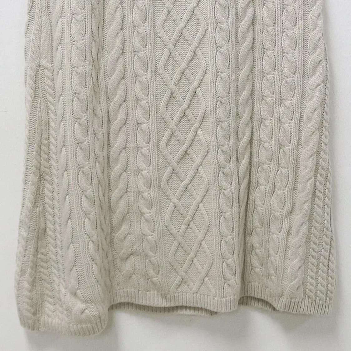 TITIVATE 꽈배기 니트 롱 스커트 62309 상품이미지4