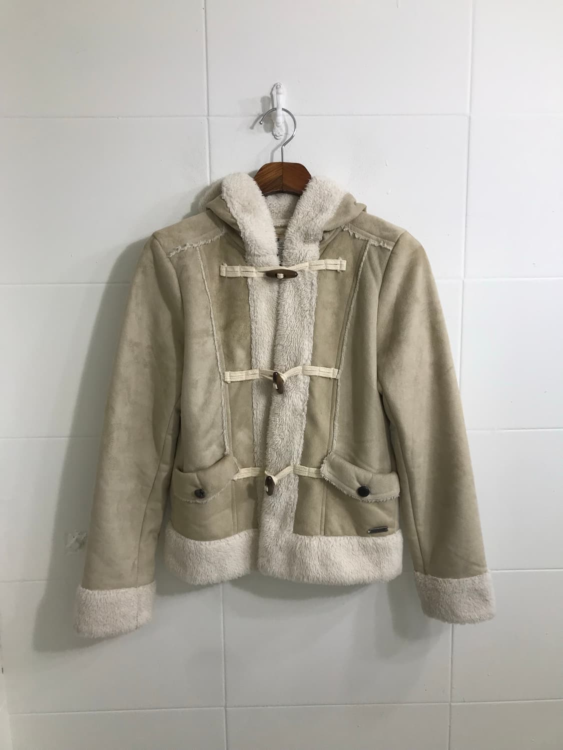 핑크 아이보리 하구미 떡볶이 무스탕 겨울 코디세트 상품이미지4