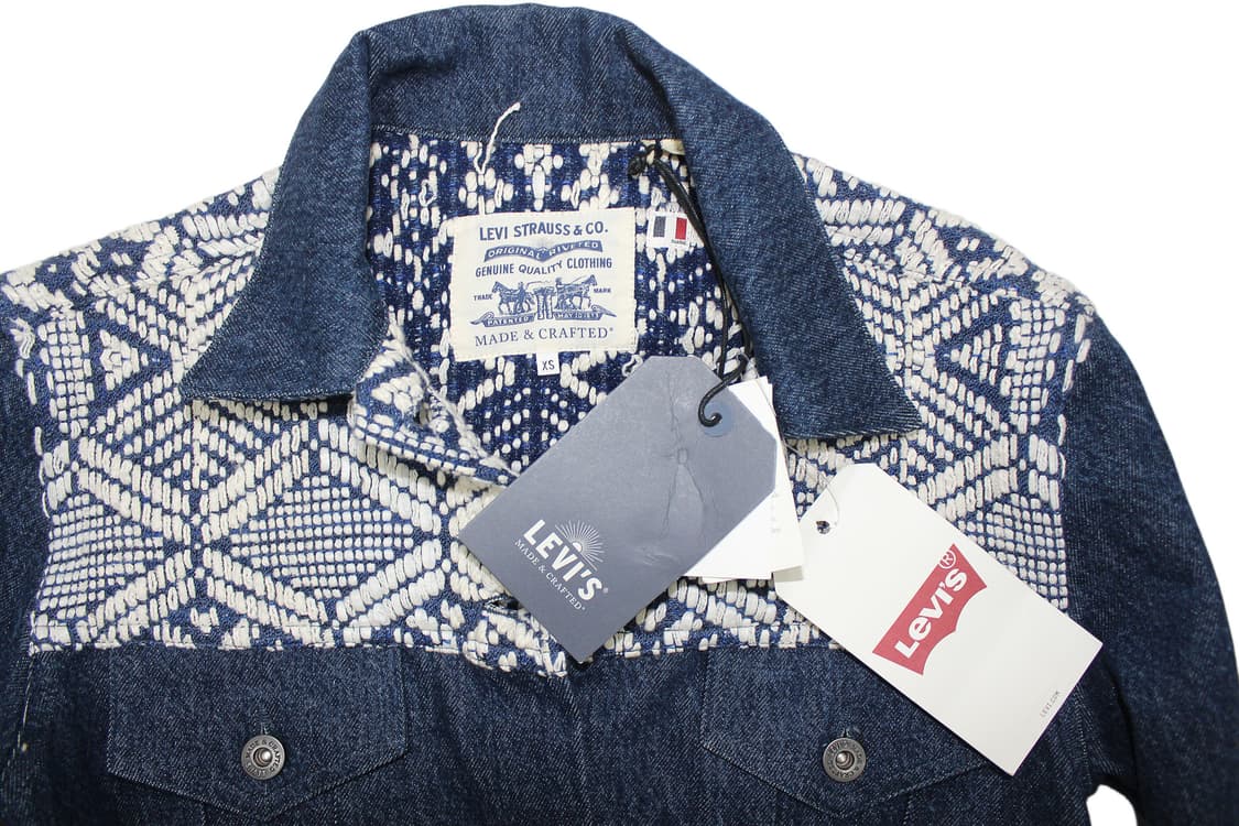 LEVI'S MADE & CRAFTED 크로셰 프린지 데님 트러커 재킷 상품이미지3