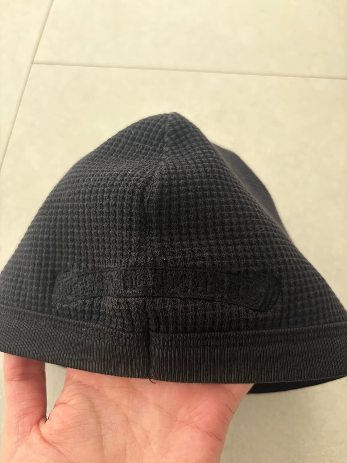 Chrome hearts waffle beanie black 와플비니 상품이미지2