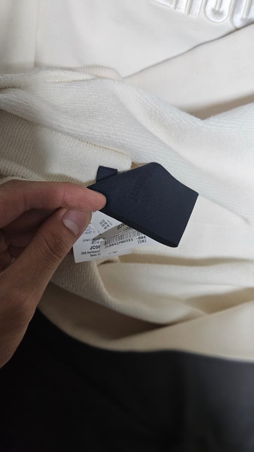 준지 페르소나 맨투맨 xs 상품이미지8