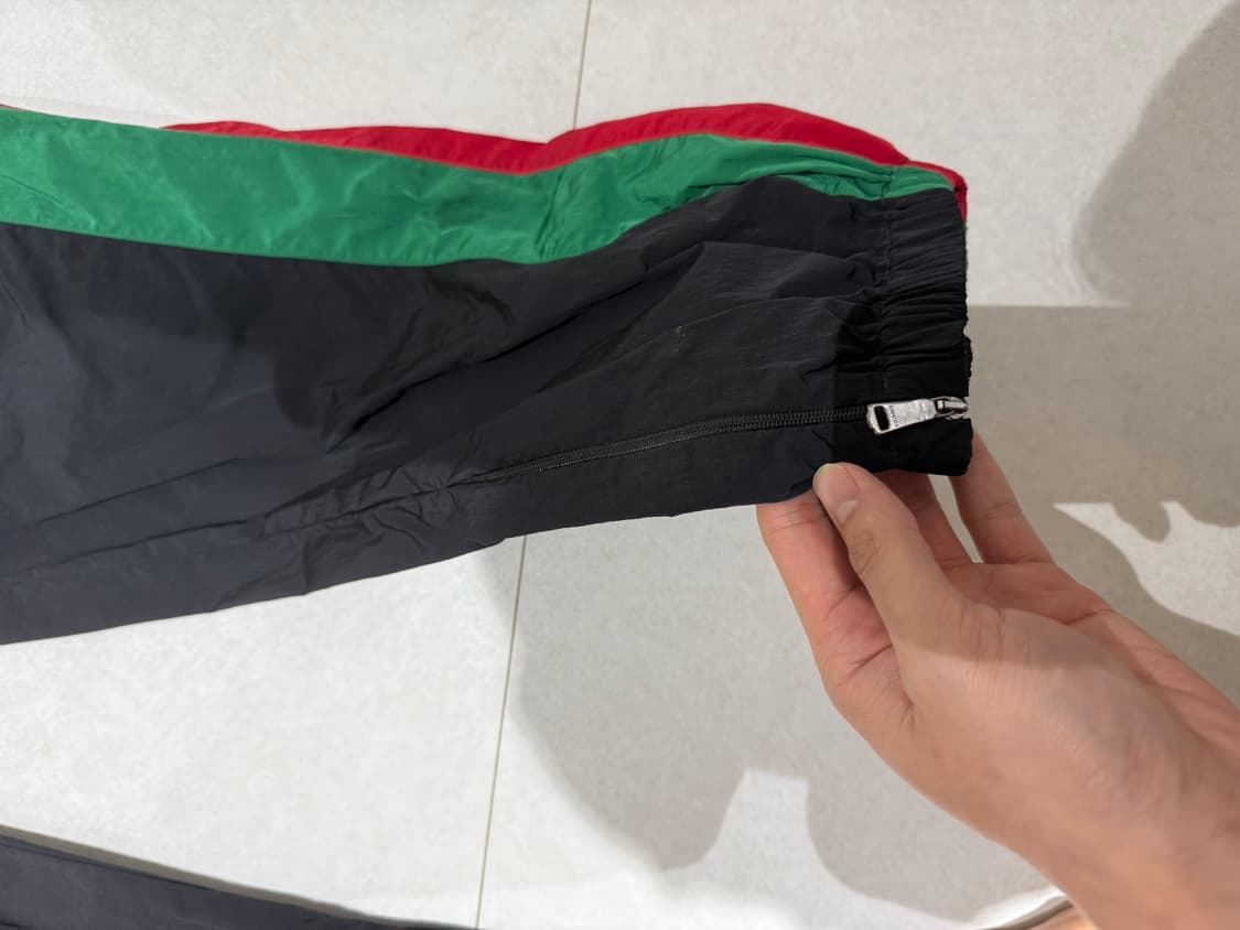 구찌 빨초 라인 나일론 트랙 팬츠 상품이미지3