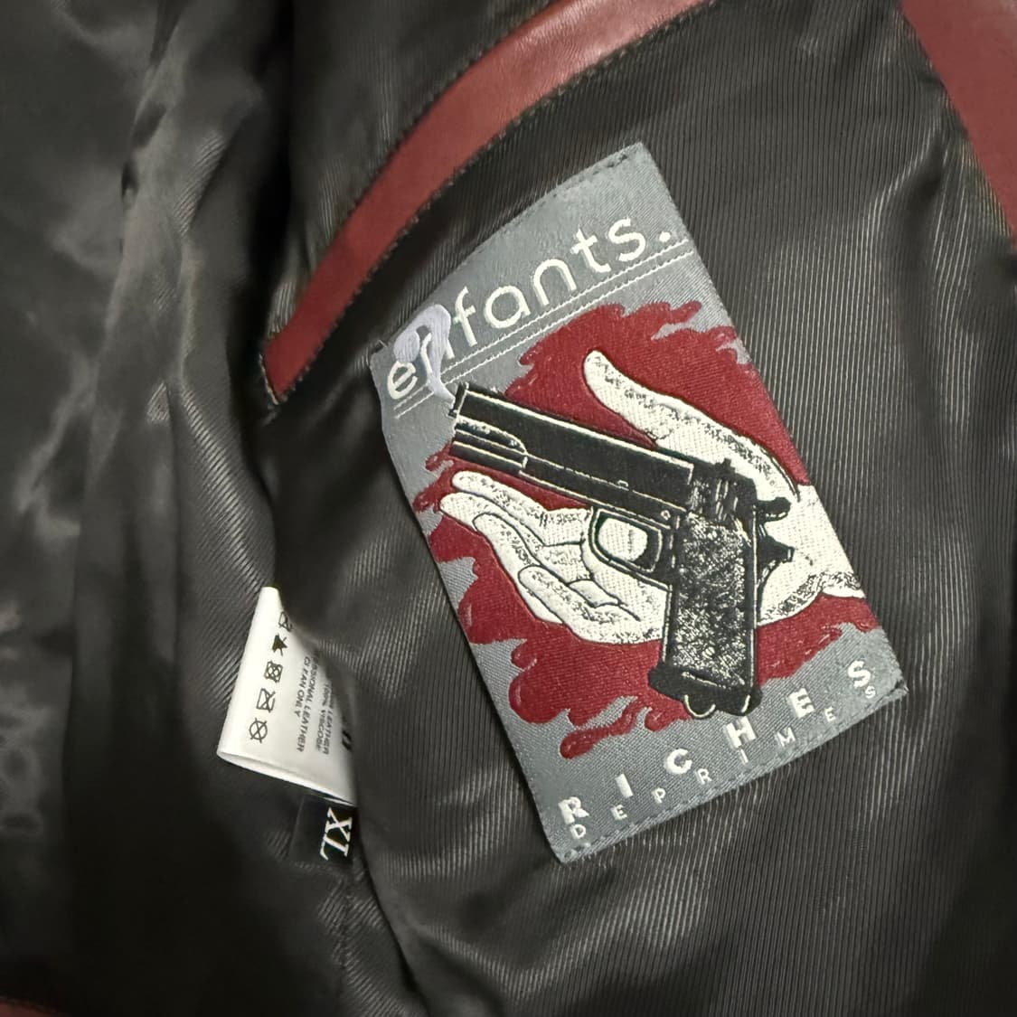 [XL] 앙팡 리쉬 데프리메 Principe de lamour 레더자켓 상품이미지9