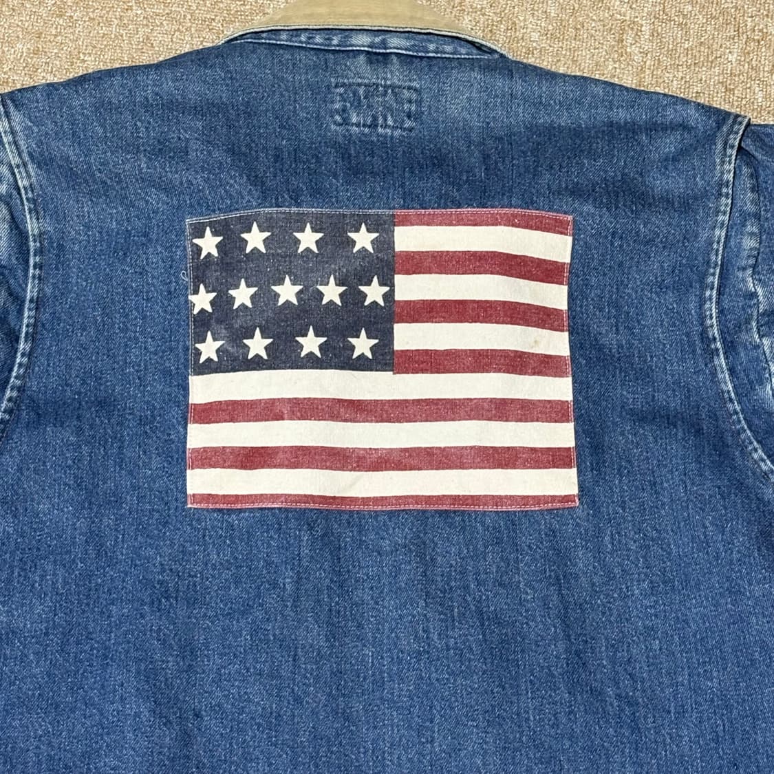 폴로 덩가리 성조기 데님자켓 XL 상품이미지6
