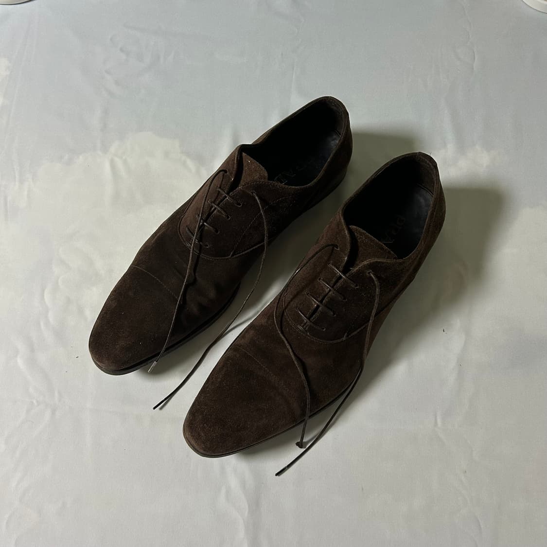 Prada suede derby shoes 상품이미지1