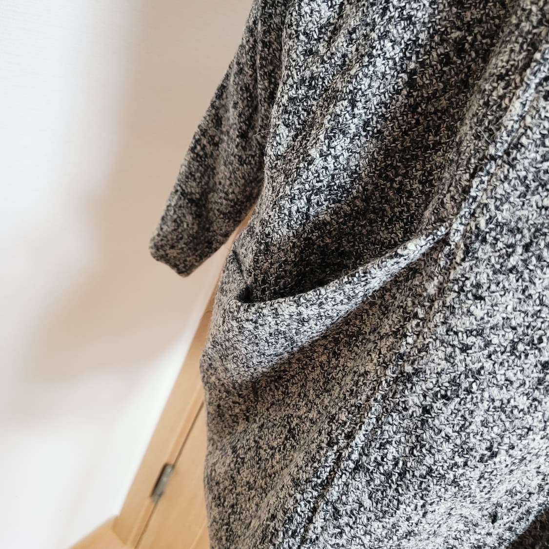 새상품) 포슬 빈티지핏 자켓 카라배색 자켓 차콜그레이 상품이미지5