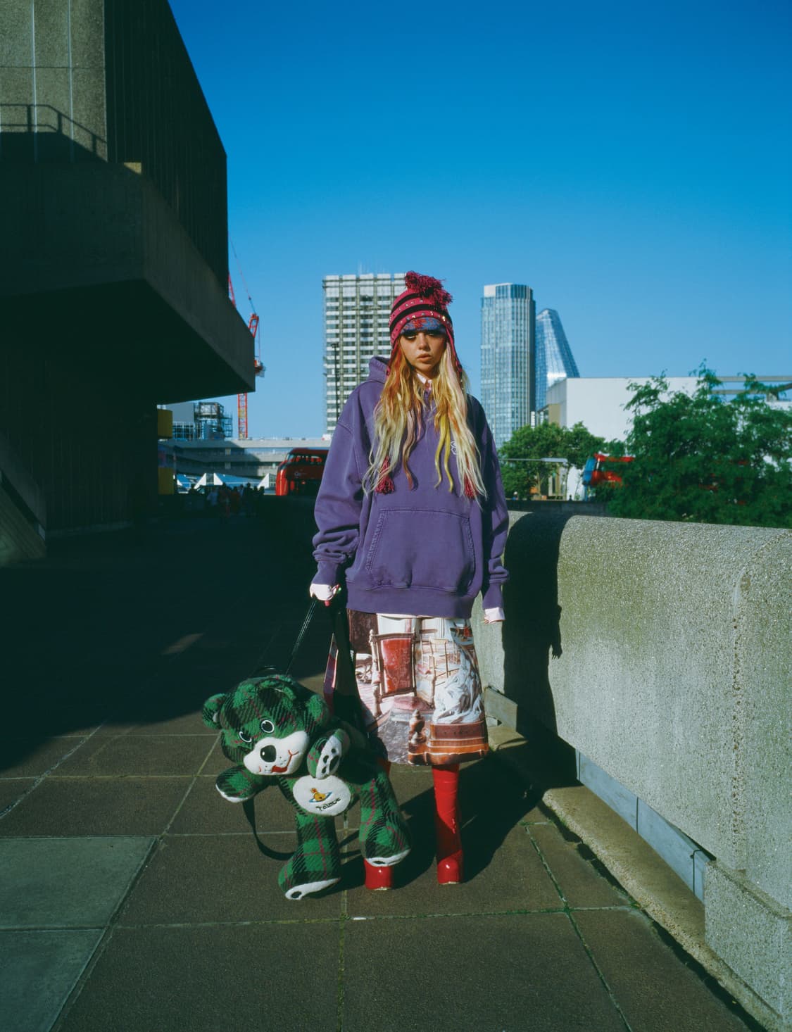 팔라스 비비안웨스트우드 후드 퍼플 [L] 새제품 상품이미지2