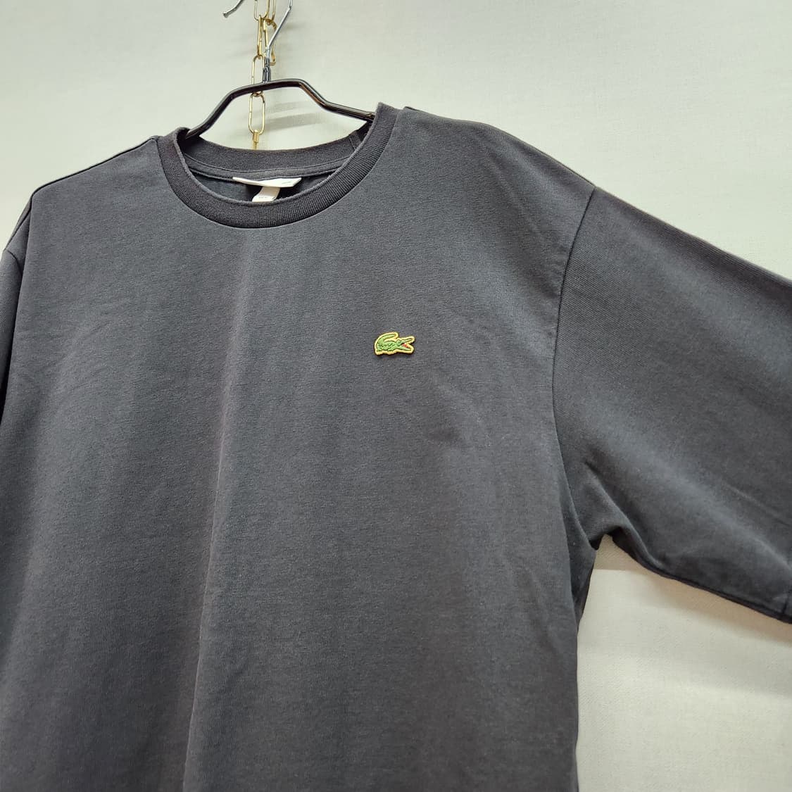 라코스테 로고 반팔티 M(L) 상품이미지3