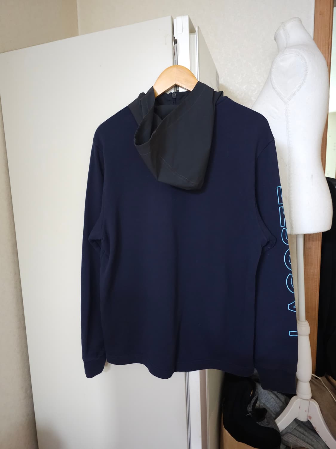 라코스테 네이비 하프집업 후드티 상품이미지6