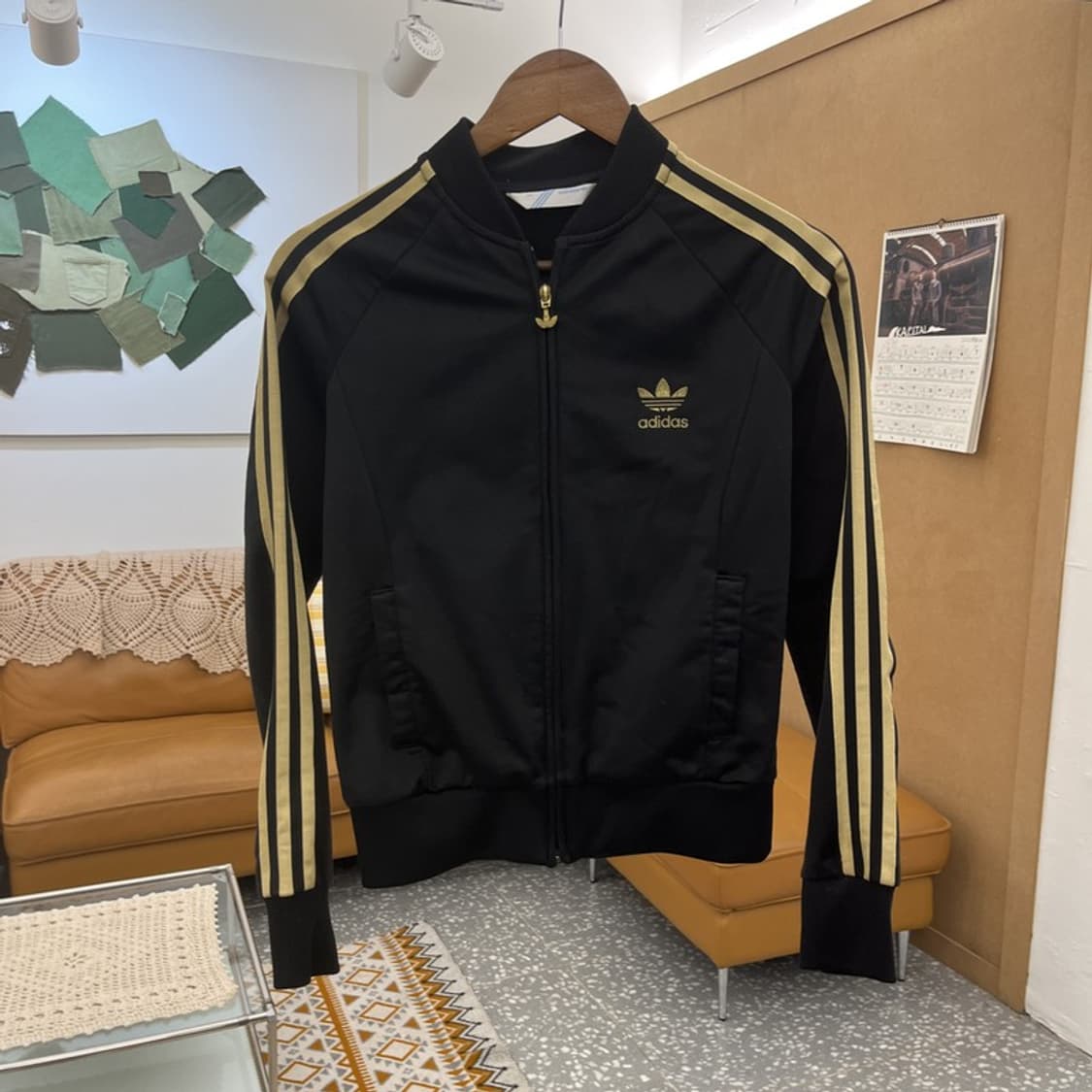 아디다스 빈티지 메달리스트 슬림핏 검골 져지 집업 95 C10615 상품이미지3