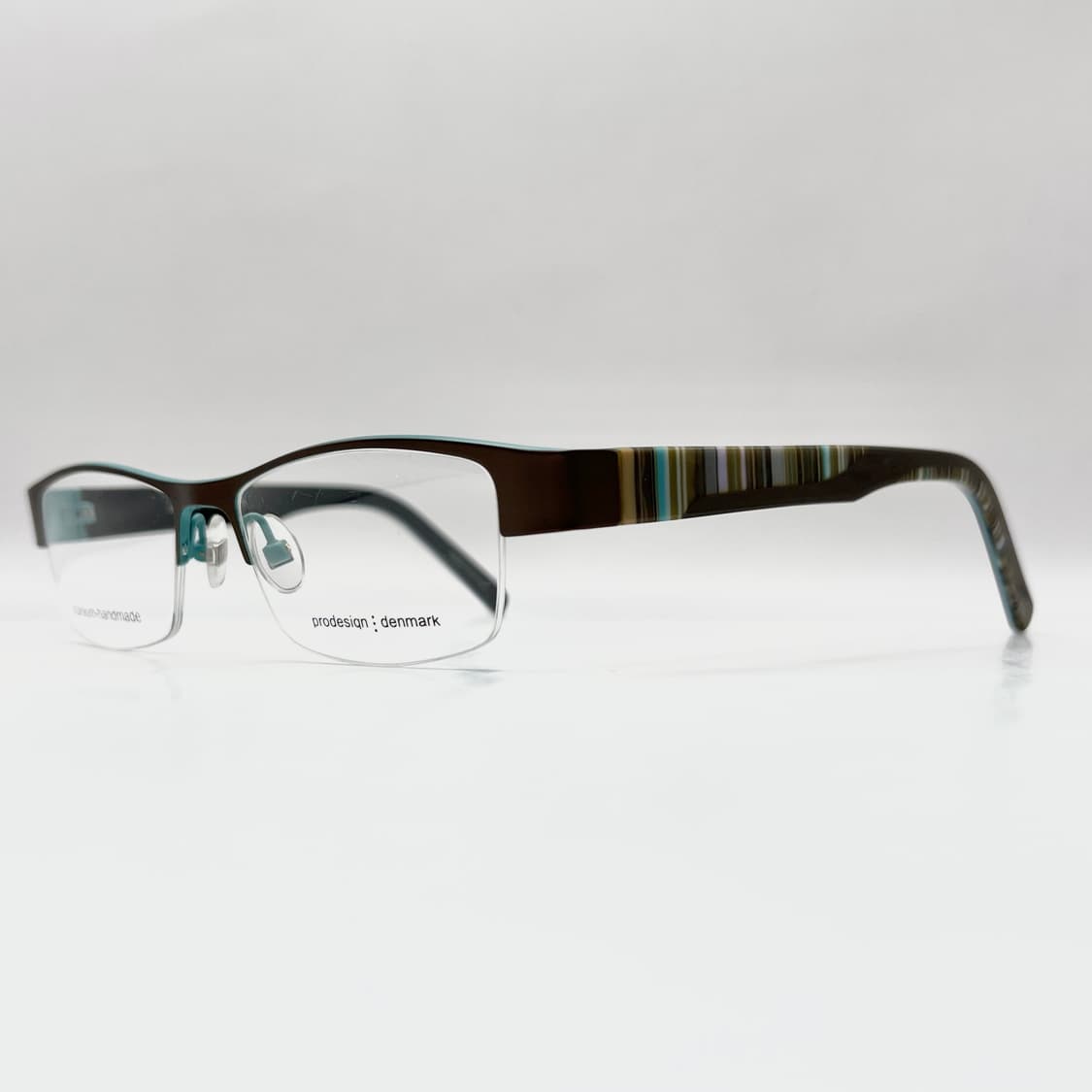 프로디자인 덴마크 스퀘어 반무테 안경 상품이미지3