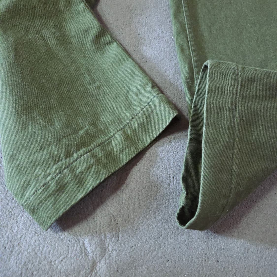 데밀 032 치노 팬츠 카키 M 상품이미지5