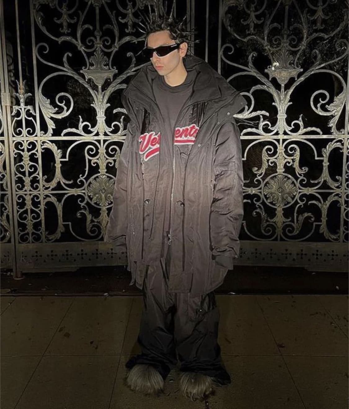 베트멍 엠브로이드 파카 XS 사이즈(퍼 X) 상품이미지2