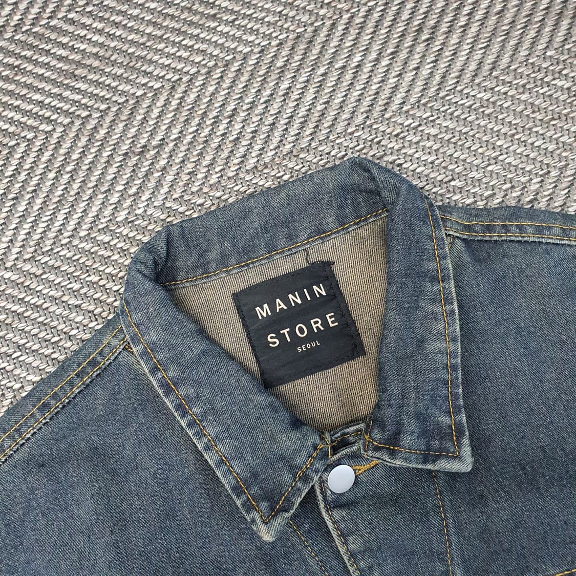 간절기 데님 청자켓 남자105 상품이미지2