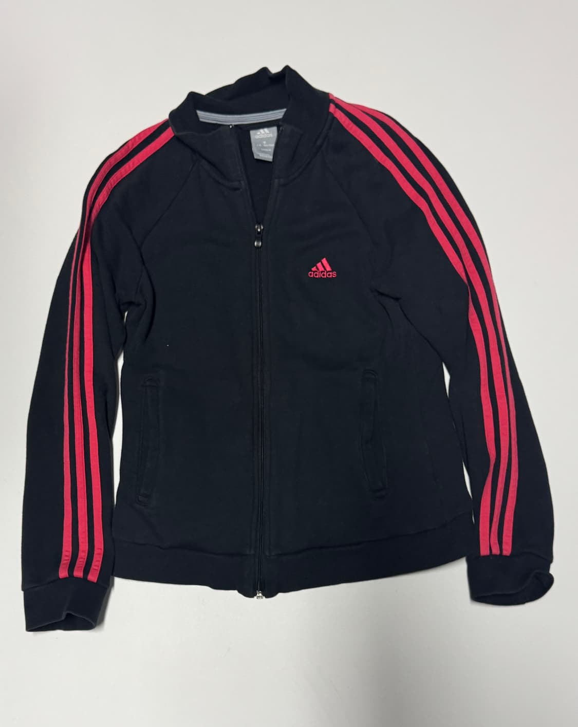 여성 아디다스 올드스쿨 핑크 트랙탑 져지 S 상품이미지2